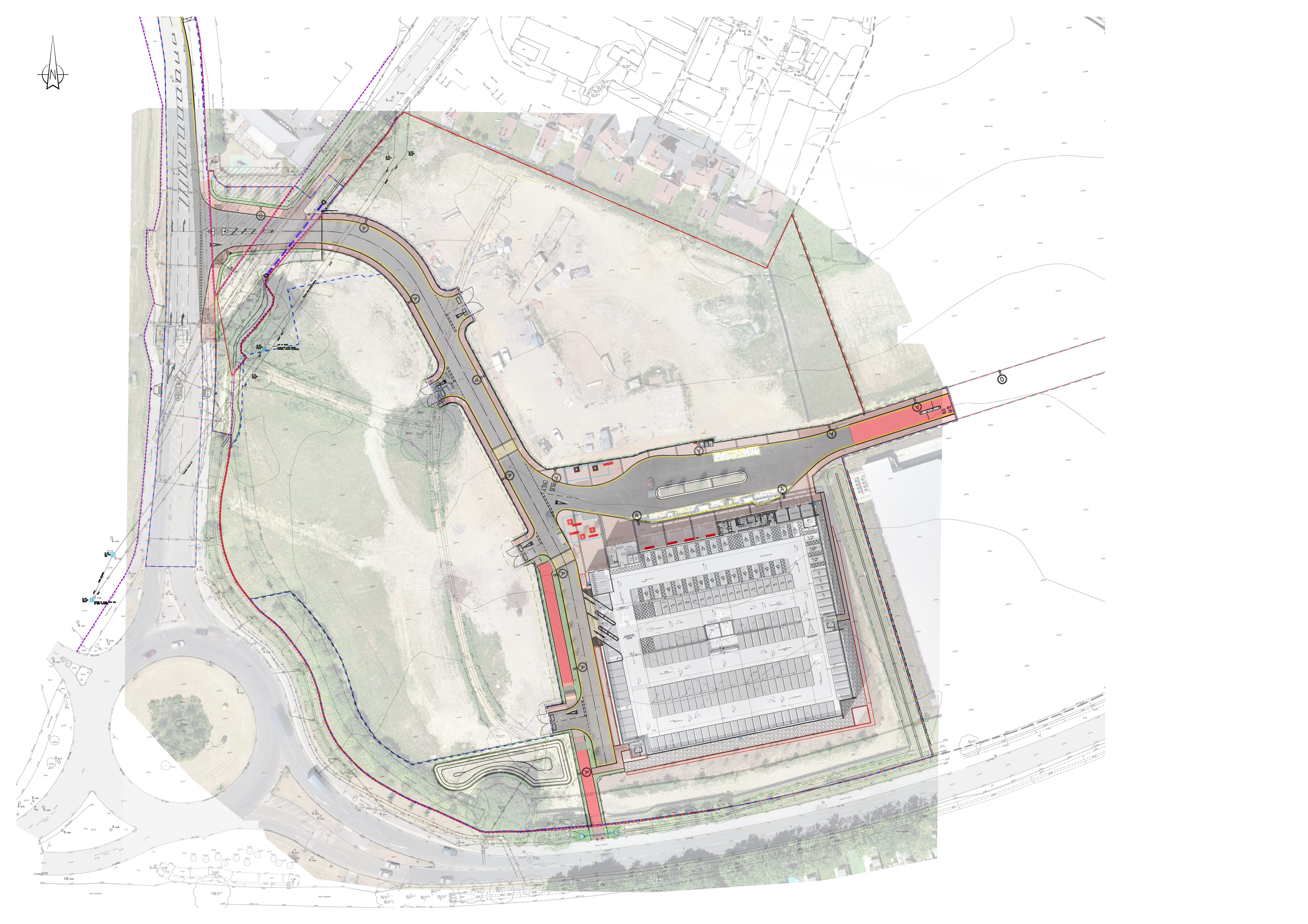 Overlaid General Arrangement and Drone Aerial WEB
