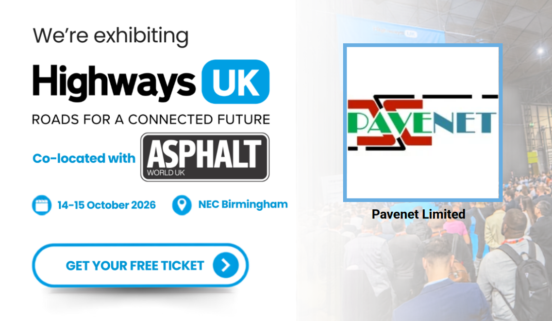 Pavenet Limited to Exhibit at Highways UK 2026